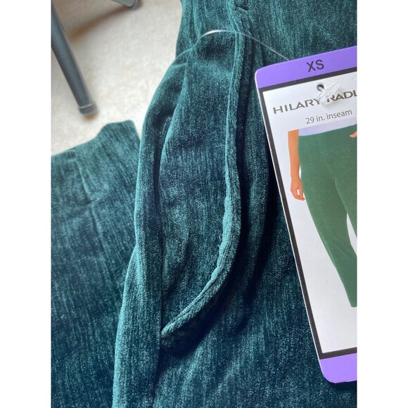 Hillary Radley XS Soft Forest Green Velvety Stretch Slim Leg Pants - Picture 5 of 10
